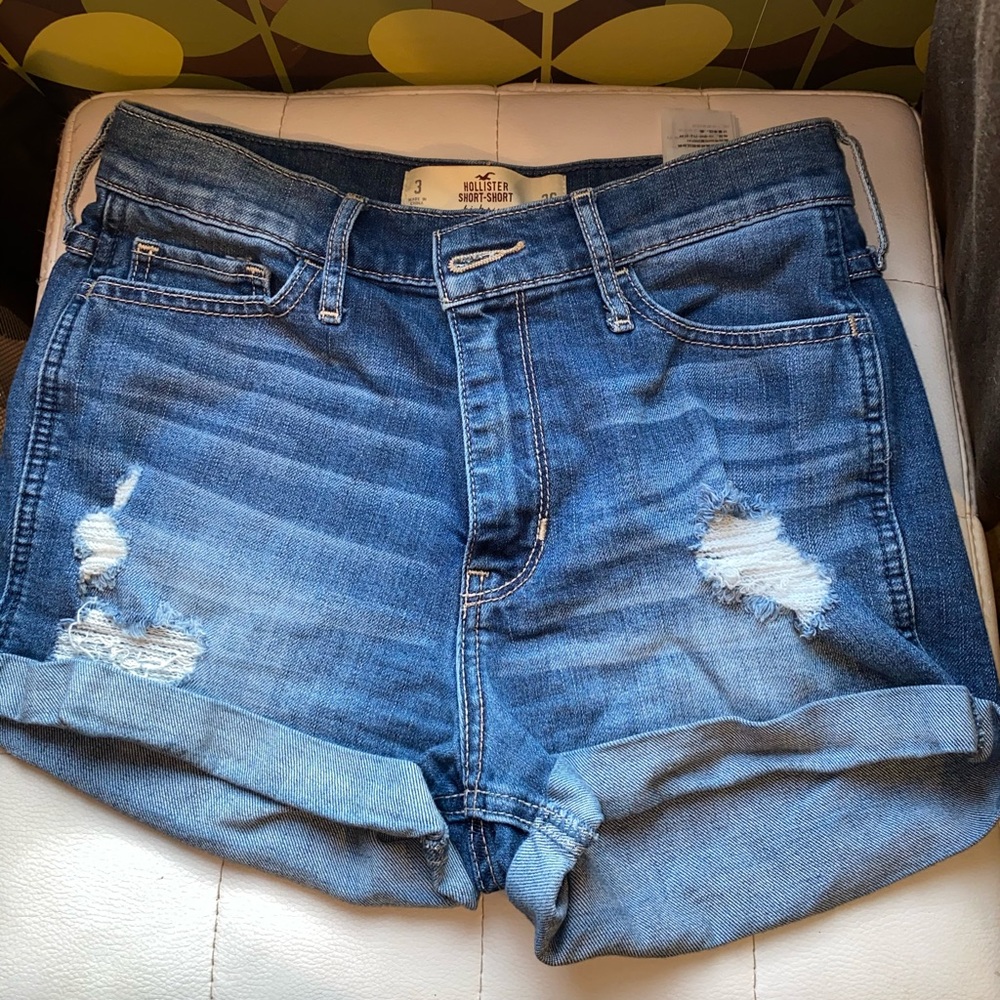Hollister jean shorts